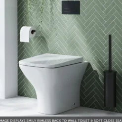 Erin 1100mm Satin Green Combination Bathroom 2 Door Sink & Toilet Unit