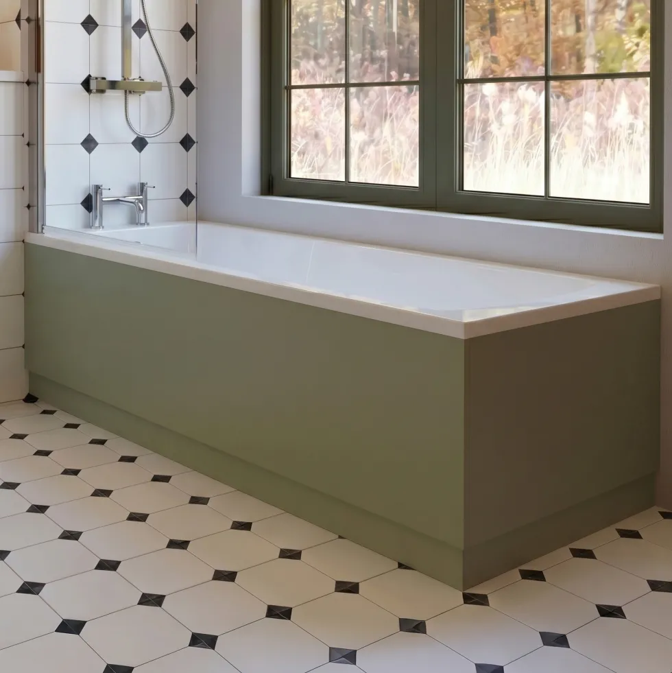 Erin 1700mm Straight Front Bath Panel
