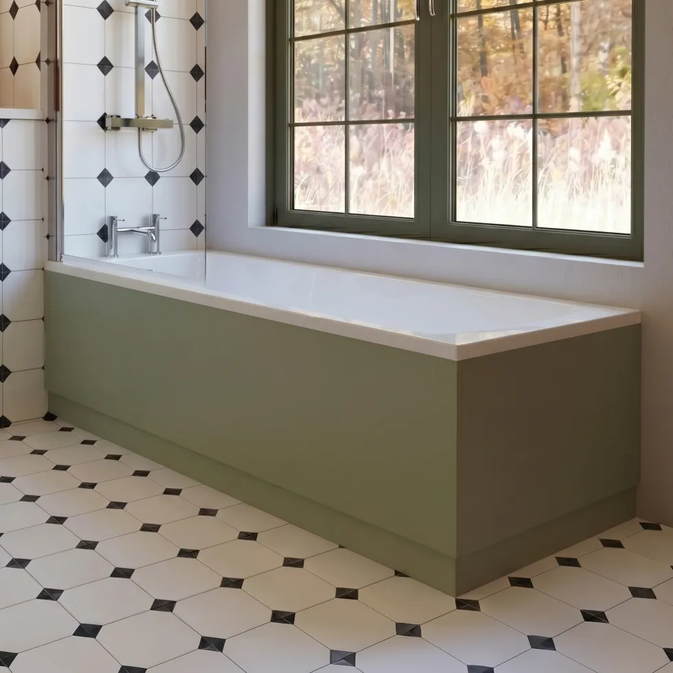 Erin 1700mm Straight Front Bath Panel