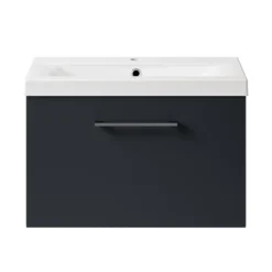 Erin 600mm Wall Mounted 1 Drawer Vanity Unit & Basin
