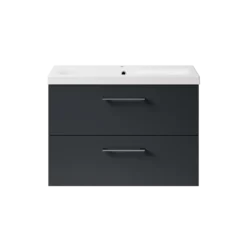 Erin 800mm Wall Mounted 2 Drawer Vanity Unit & Basin