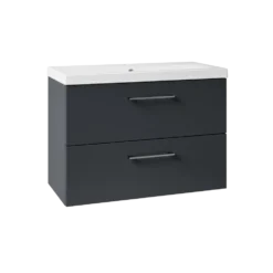 Erin 800mm Wall Mounted 2 Drawer Vanity Unit & Basin