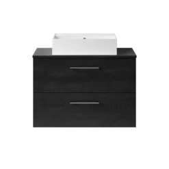 Erin 800mm Wall Mounted 2 Drawer Vanity Unit & Countertop