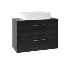Erin 800mm Wall Mounted 2 Drawer Vanity Unit & Countertop