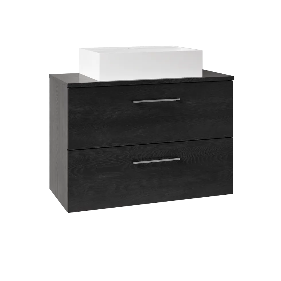 Erin 800mm Wall Mounted 2 Drawer Vanity Unit & Countertop