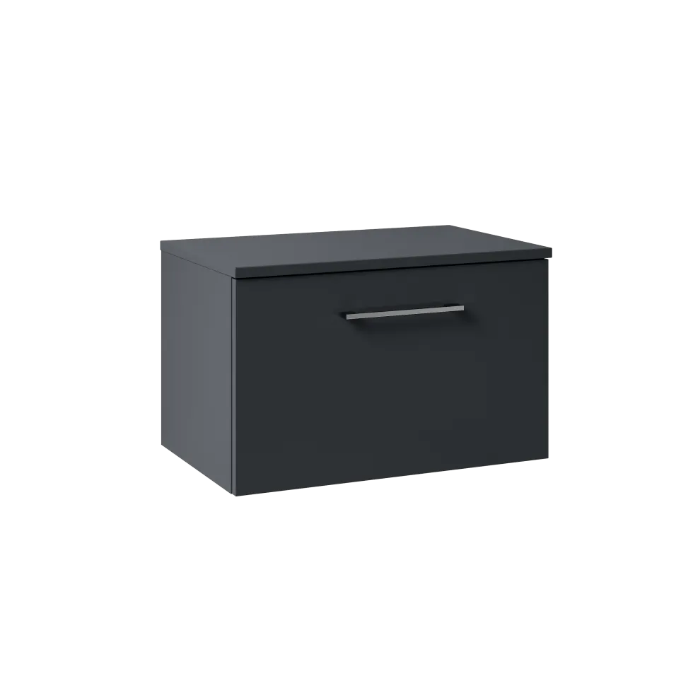 Erin 600mm Wall Mounted 1 Drawer Vanity Unit & Countertop