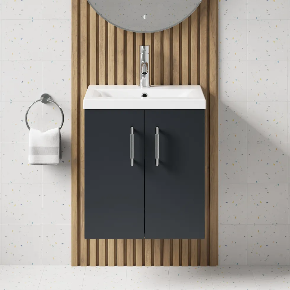 Erin 500mm Wall Mounted Vanity Unit & Basin