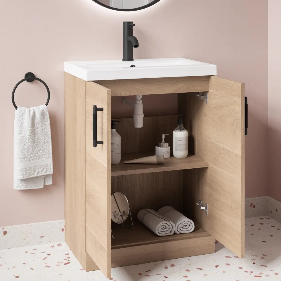 Erin Rimless Toilet & Vanity Unit Bathroom Set