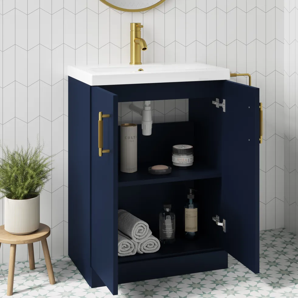 Erin Rimless Toilet & Vanity Unit Bathroom Set