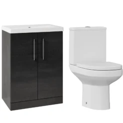 Erin Rimless Toilet & Vanity Unit Bathroom Suite