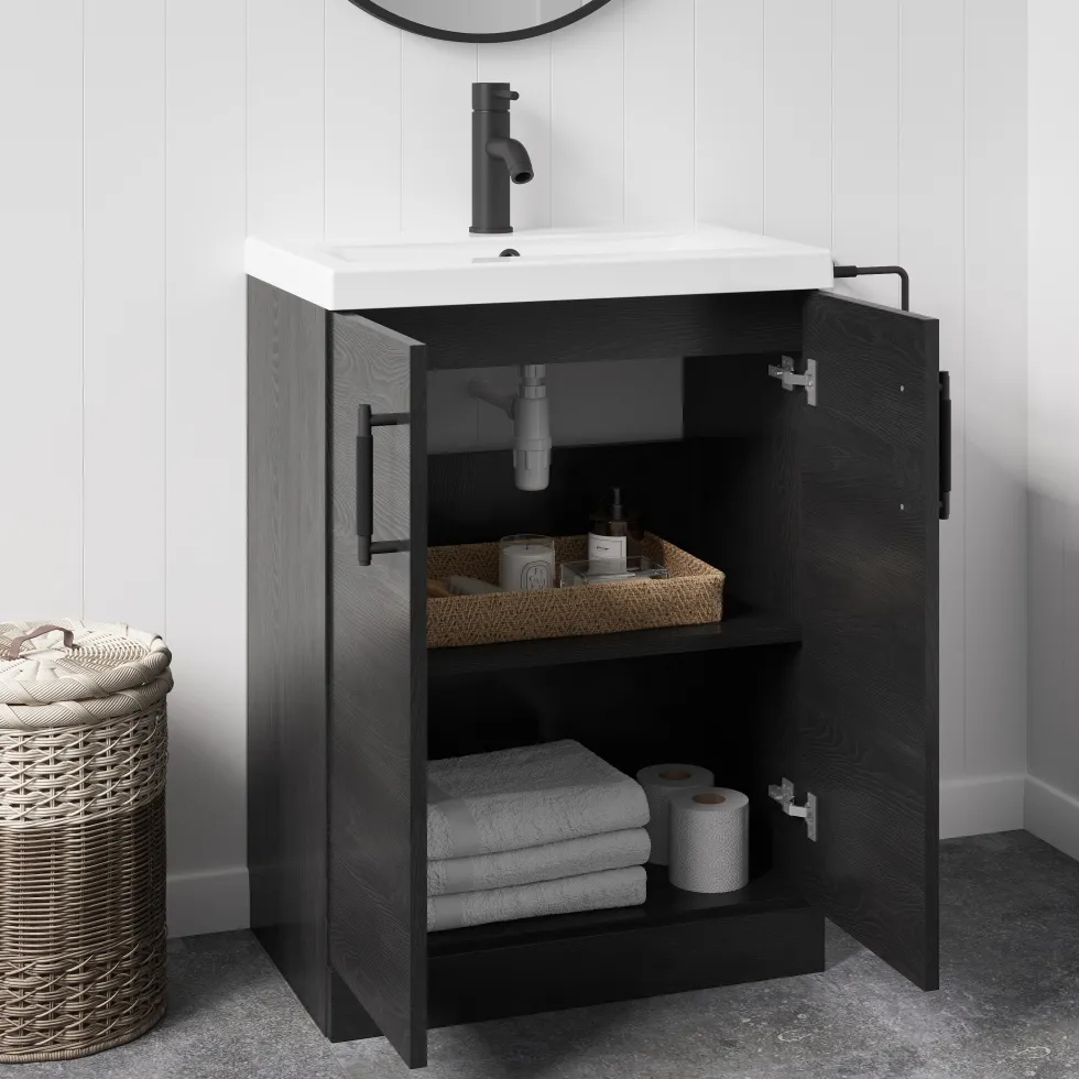 Erin Rimless Toilet & Vanity Unit Bathroom Suite