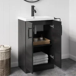 Erin Rimless Toilet & Vanity Unit Bathroom Suite Set