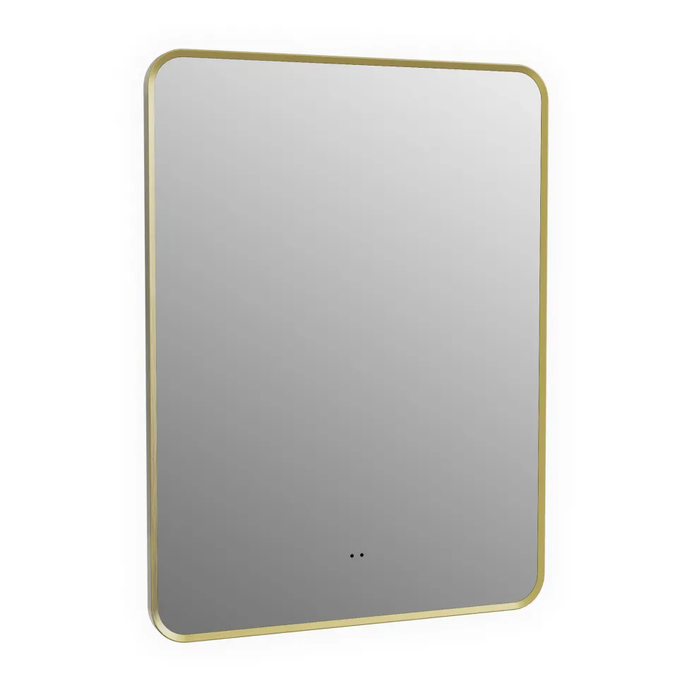 Finn LED Illuminated Framed Mirror with Demister Pad & Colour Change Lights - 600 x 800mm