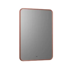 Finn LED Illuminated Framed Mirror with Demister Pad & Colour Change Lights - 500 x 700mm