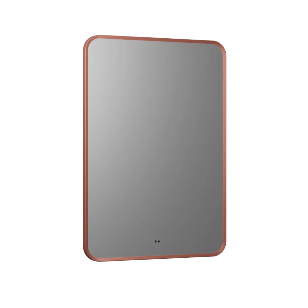 Finn LED Illuminated Framed Mirror with Demister Pad & Colour Change Lights - 500 x 700mm