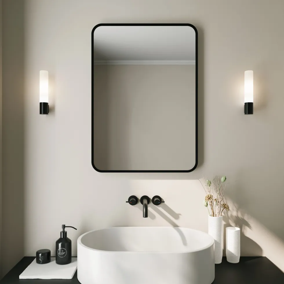 Finn Rectangular Framed Mirror - 500 x 700mm