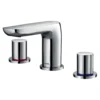 Flova Allore 3 Hole Basin Mixer with Clicker Waste
