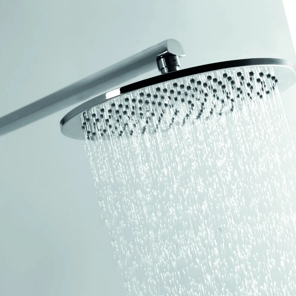 Flova Allore Thermostatic Shower Column with Handset, Body Jets & Overhead Shower