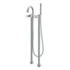 Flova Levo Floor Standing Bath Shower Mixer with Handset Kit