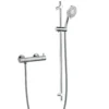 Flova Levo Thermostatic Bar Valve with Slide Rail & Multi-functional Handset