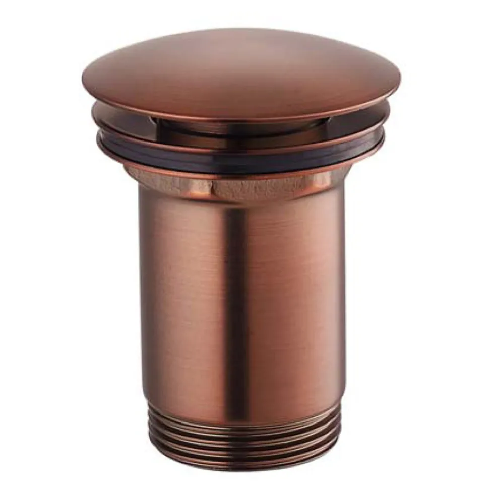 Flova Liberty 3 Hole Basin Mixer with Clicker Waste - Oil Rubbed Bronze