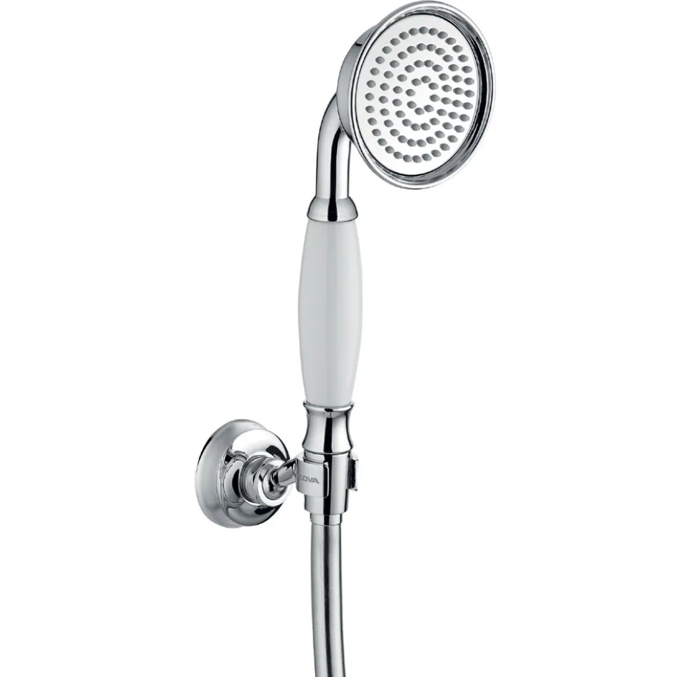 Flova Liberty Mini Shower Kit with Handset, Wall Bracket & Hose - Chrome