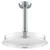 Flova Liberty 120mm Ceiling Mounted Shower Arm - Chrome