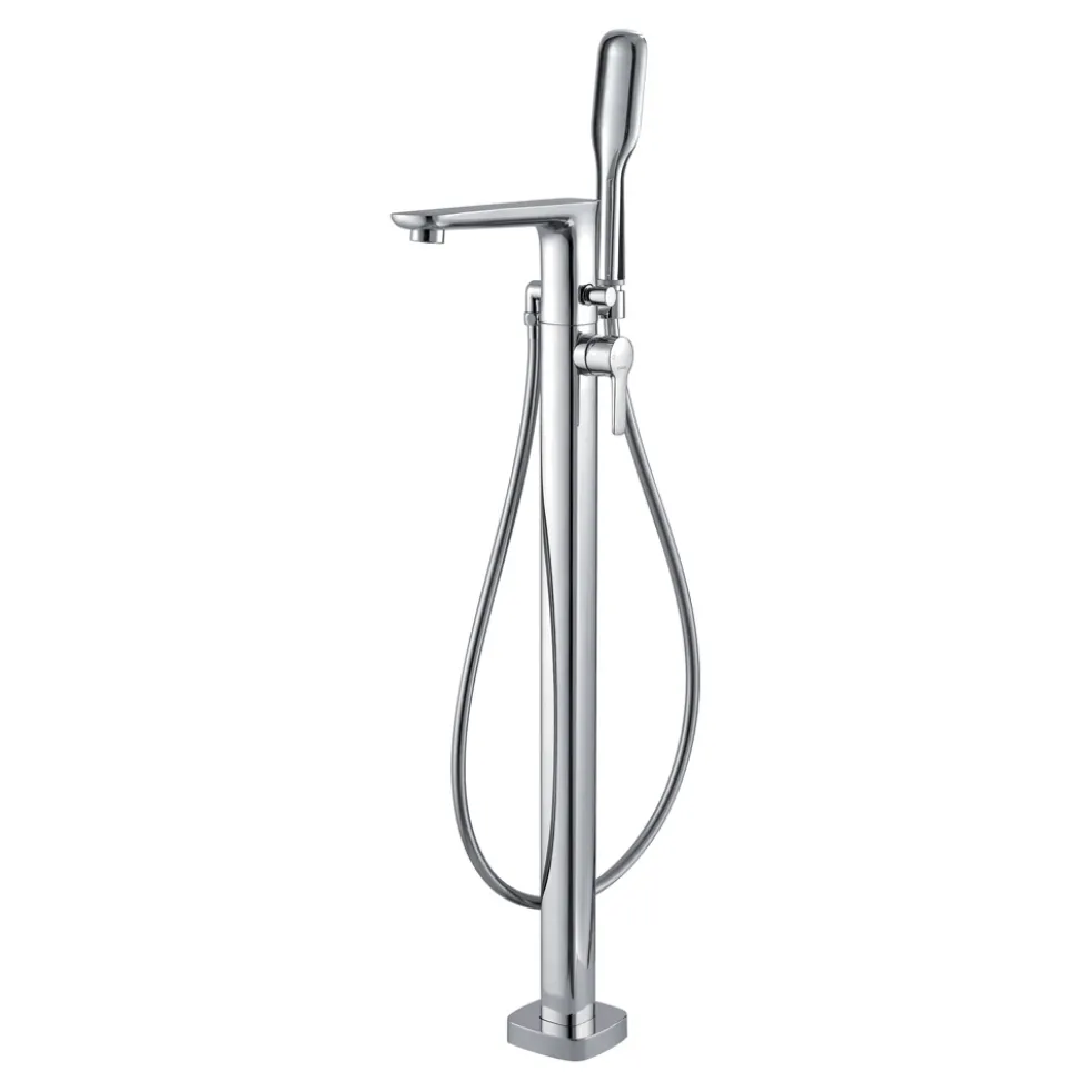 Flova Urban Floorstanding Bath Shower Mixer with Handset Kit