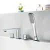 Flova Urban 4 Hole Deck Mounted Bath Shower Mixer with Pull Out Handset