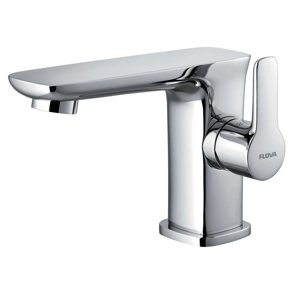 Flova Urban Mono Basin Mixer with Clicker Waste