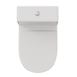 Freddie Matt Black Reinforced Shower Bath Suite with Rimless Toilet