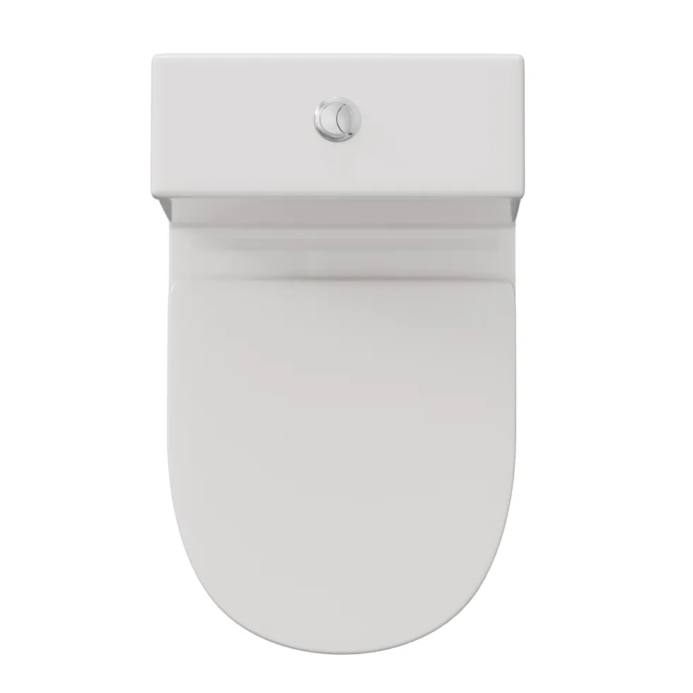 Freddie Matt Black Reinforced Shower Bath Suite with Rimless Toilet