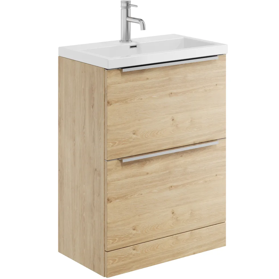 Freddie 600mm Floorstanding Vanity Unit & Basin