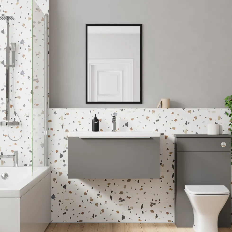 Freddie 800mm Wall Hung Vanity Unit & Basin