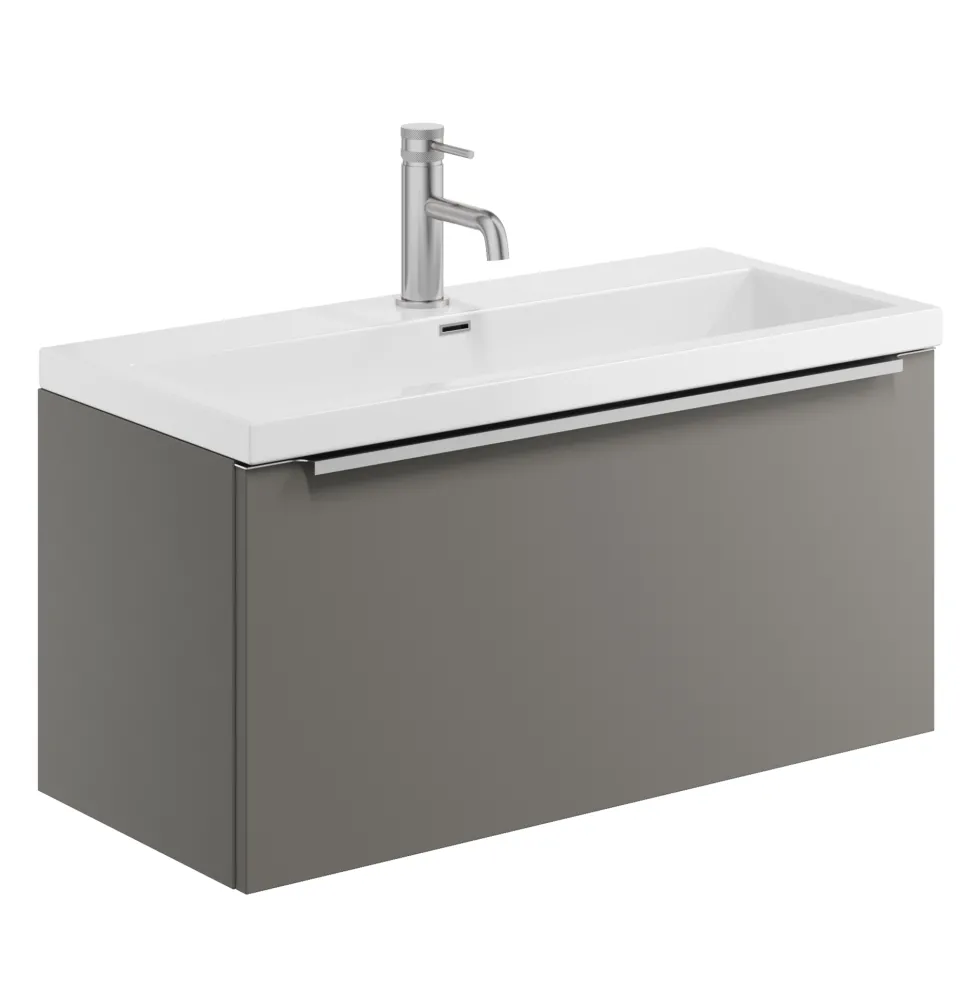 Freddie 800mm Wall Hung Vanity Unit & Basin