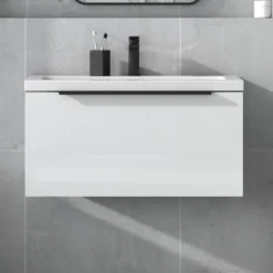 Freddie 800mm Wall Hung Vanity Unit & Basin