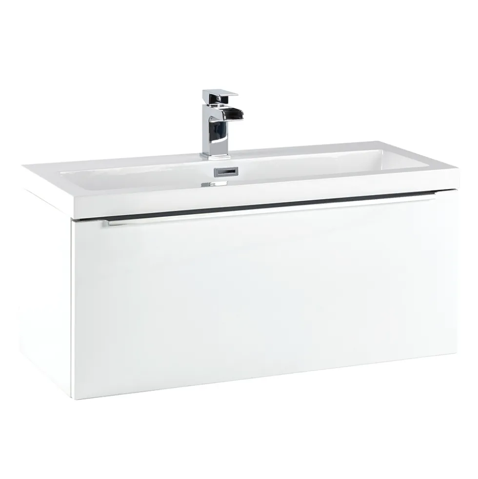 Freddie 800mm Wall Hung Vanity Unit & Basin
