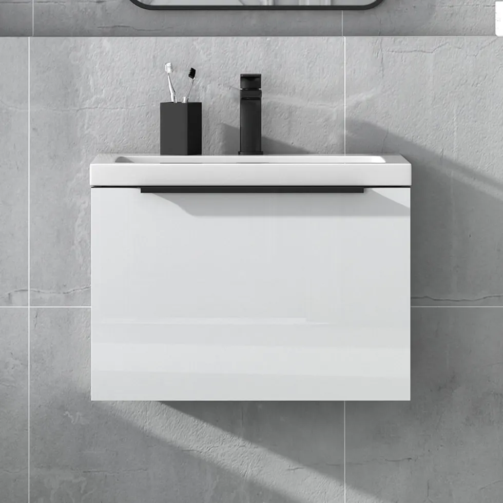 Freddie 500mm Wall Hung Vanity Unit & Basin