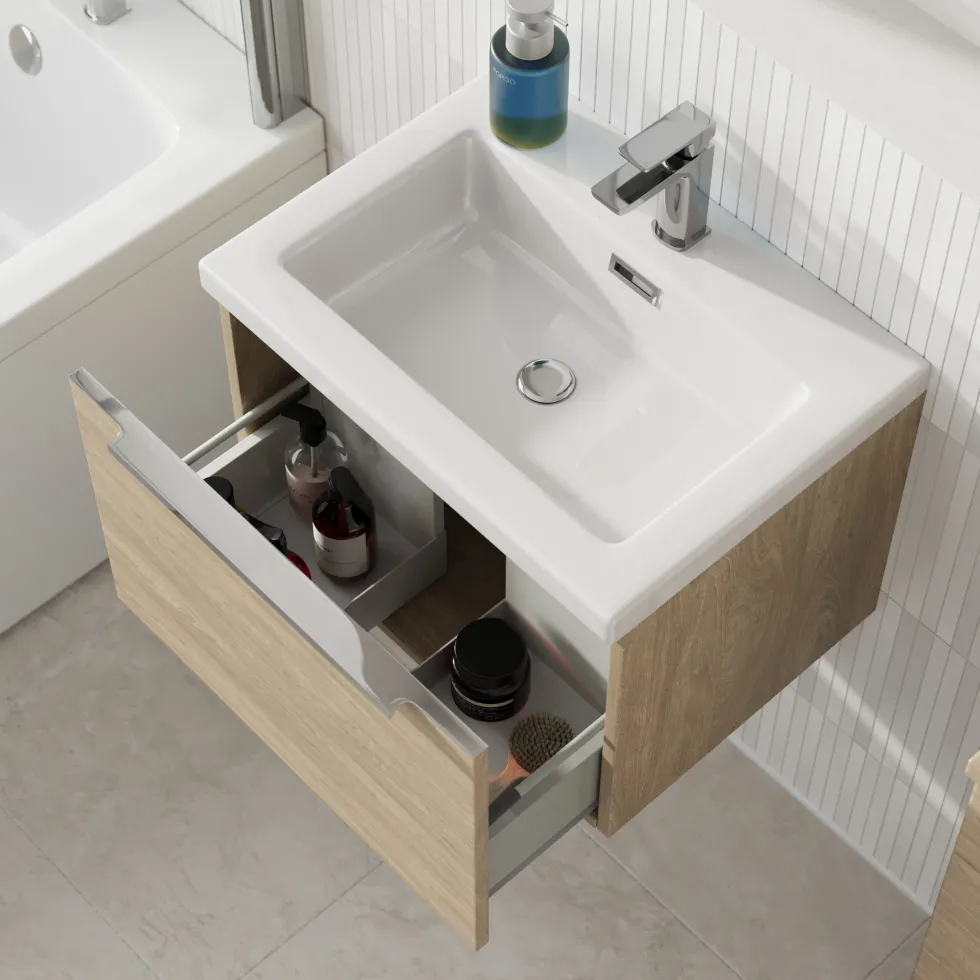 Freddie 500mm Wall Hung Vanity Unit & Basin