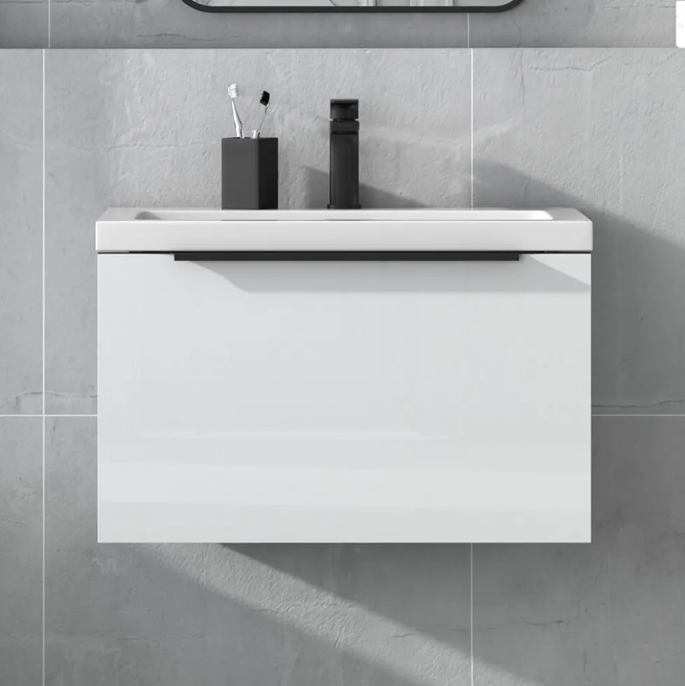 Freddie 600mm Wall Hung Vanity Unit & Basin