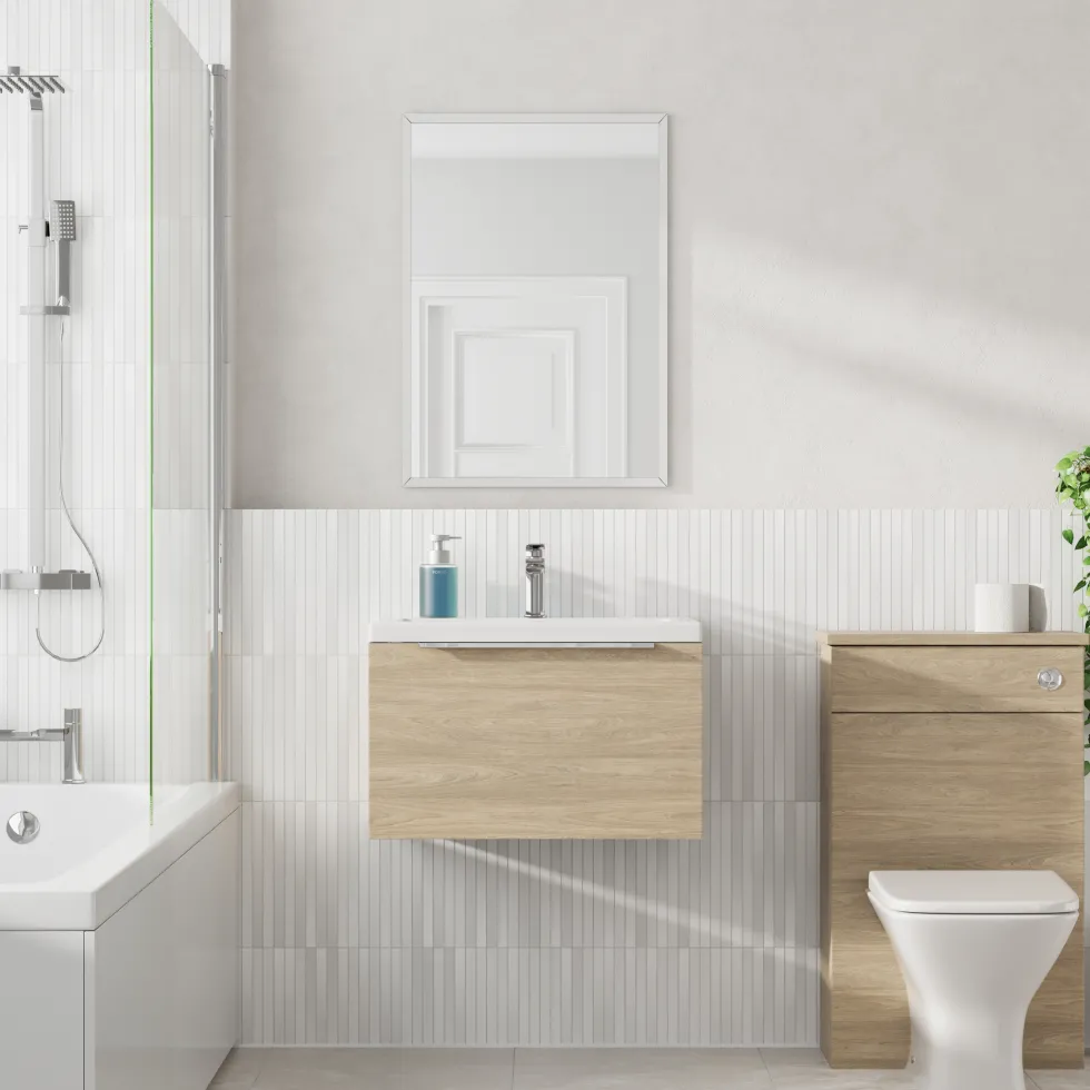 Freddie 600mm Wall Hung Vanity Unit & Basin