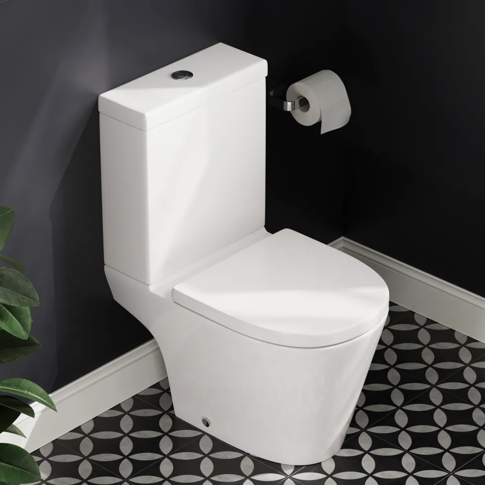Freddie Rimless Toilet & Vanity Unit Bathroom Suite