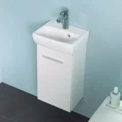 Geberit Selnova 360mm Wall Mounted Cloakroom Vanity Unit & Basin
