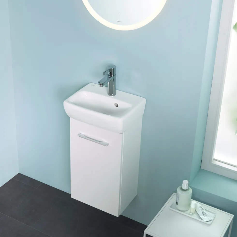 Geberit Selnova 360mm Wall Mounted Cloakroom Vanity Unit & Basin