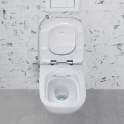 Geberit Smyle Rimless Compact Wall Hung Toilet & Soft Close Seat