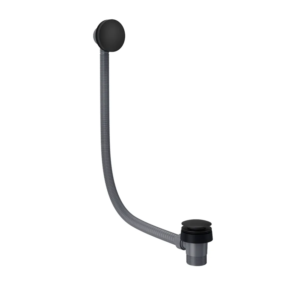 Harbour Acclaim Complete Matt Black Bathroom Suite with Shower Bath & Rimless Toilet