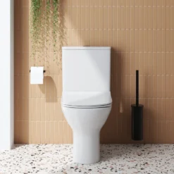 Harbour Acclaim Complete Matt Black Bathroom Suite with Shower Bath & Rimless Toilet
