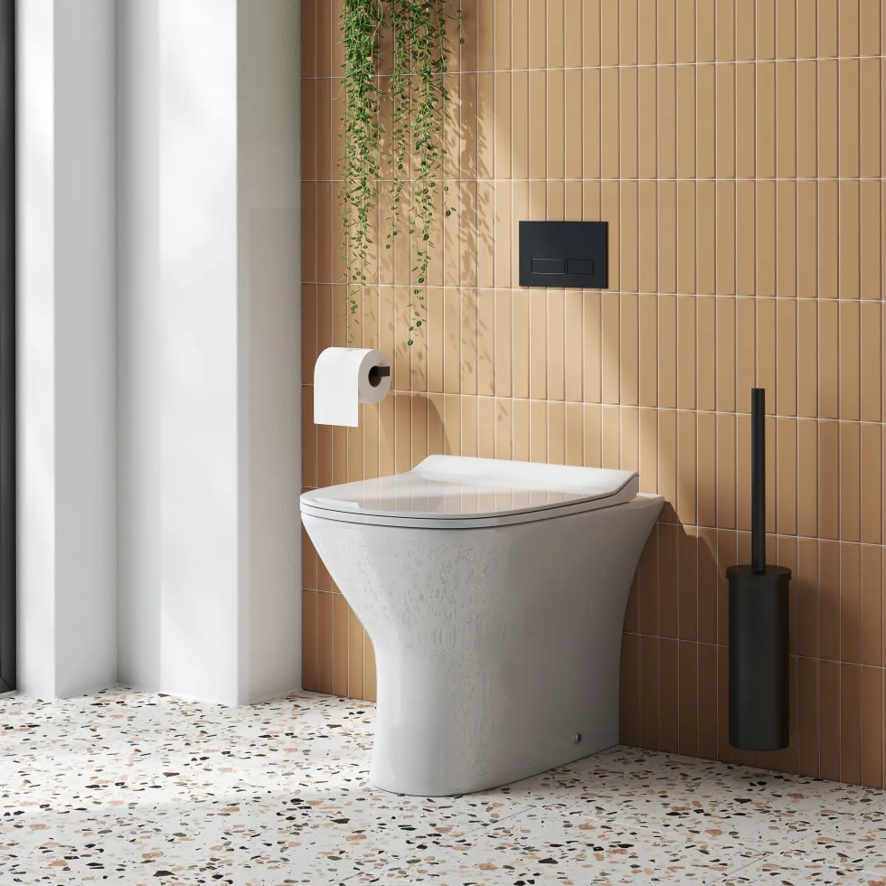 Harbour Acclaim Rimless Back To Wall Toilet & Soft Close Seat