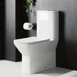 Harbour Alchemy Rimless Back to Wall Close Coupled Toilet & Soft Close Seat