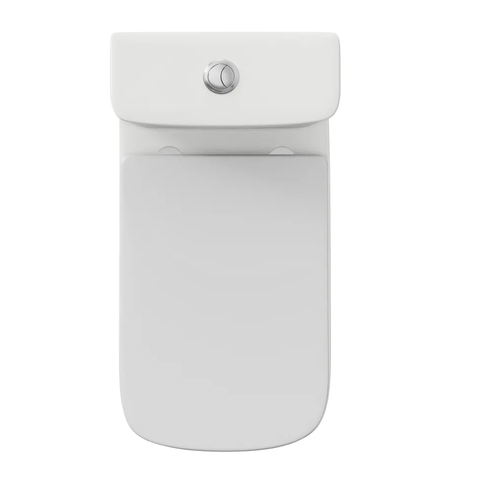 Harbour Alchemy Rimless Back to Wall Close Coupled Toilet & Soft Close Seat